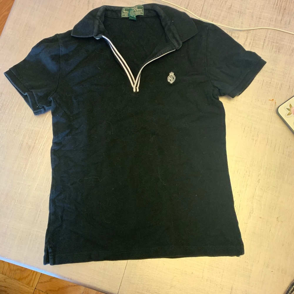 Lauren Ralph Lauren black polo shirt
